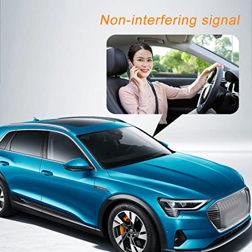 80% Vlt Nano Ceramic Car Front Window Film 99% Anti Uv Heat Insulation Sun Blocking Solar Window Tint For Car Windshield Rear Side Window, Light Blue, 20Inch X 10Feet #TOP7