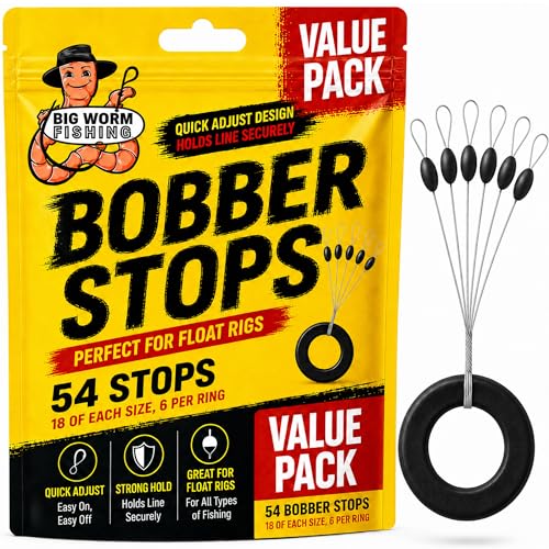 Bobber Stops for Fishing Line