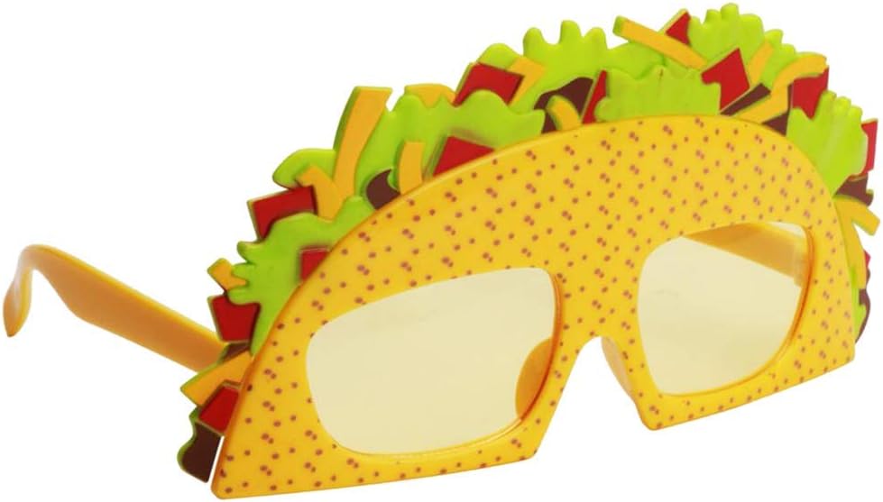Sandwich Eyeglasses Novelty Funny Eye Glasses Sunglasses Eyewear for Adults Kids - Yellow - Image 4