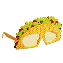 Sandwich Eyeglasses Novelty Funny Eye Glasses Sunglasses Eyewear for Adults Kids - Yellow gallery image