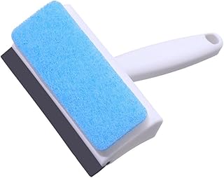 Sponges for Cleaning 4pcs Glass Cleaning Brush Squeegee and Sponge Window Squeegee Sponge Glass Scraper Tile Tools Household Windows Window Wiper Cleaning Wiper Window Cleaner
