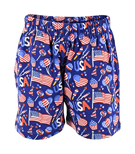 Image of Boys 2pc Shorts Set Outfit Short Sleeve Shirt with Classic Applique Print and Shorts