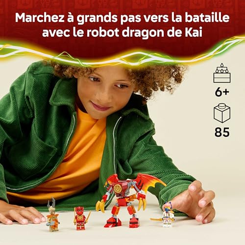 LEGO® Ninjago® 71851 Pack de combat : le robot dragon de Kai - vue 3