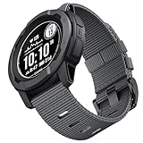 EKINGEEK Compatible with Garmin Instinct 2S Standard / 2S Solar Band, for instinct E 40mm Watch Band (Dark Gray, Instinct 40mm)