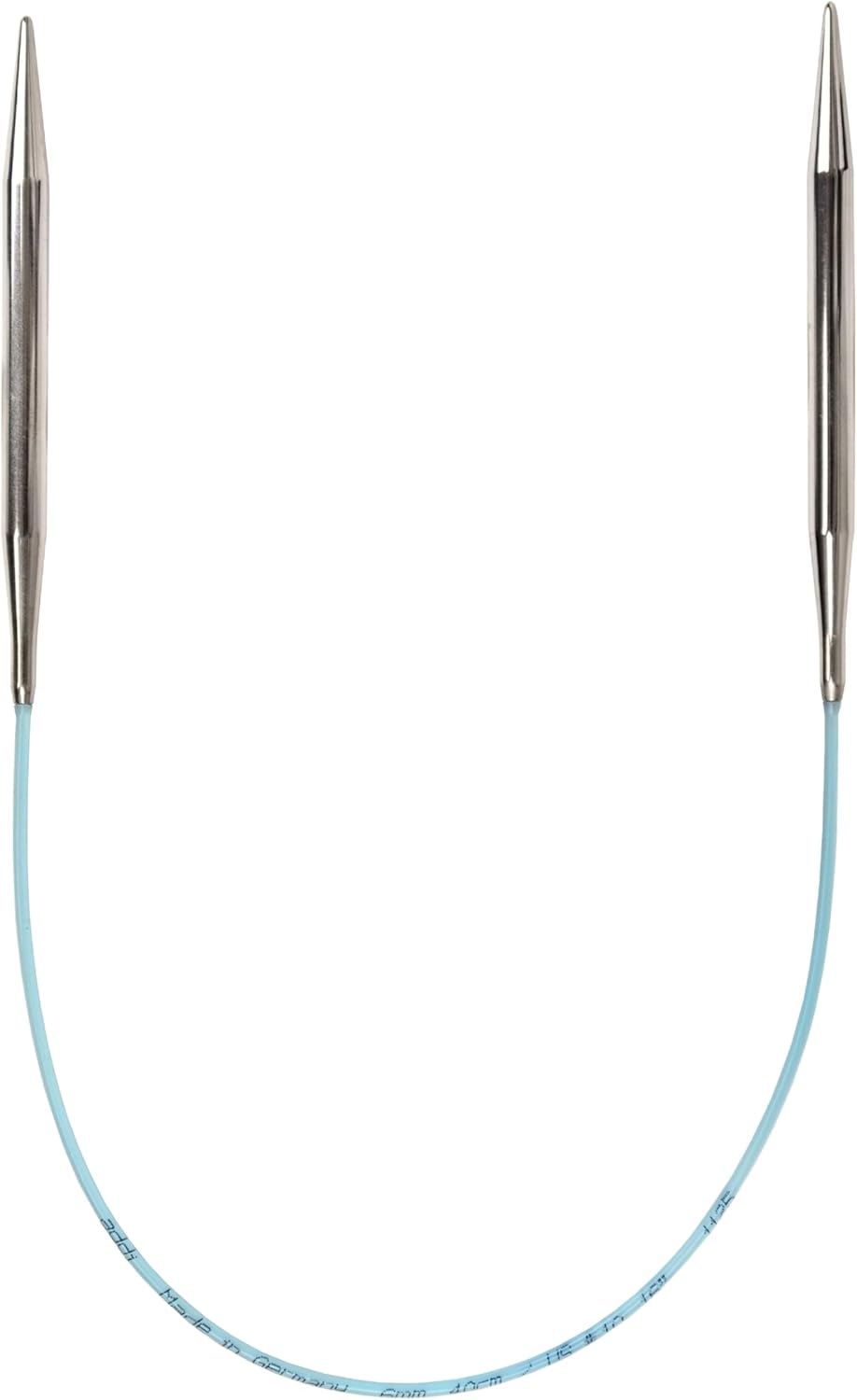 skacel by addi Rocket Circular Knitting Needles, Fixed 16 Inch (40 cm) Plated Brass Tips with Flexible Nylon Cord, 8 mm (US Size 11)