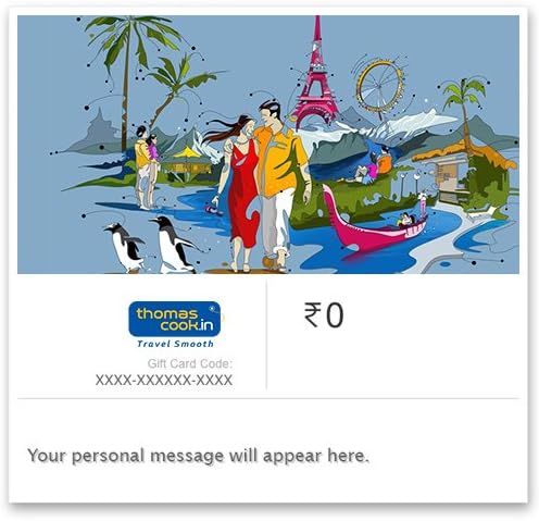 Thomas Cook | Flat 2% off |E-Gift Card | Instant Delivery | 1 year validity
