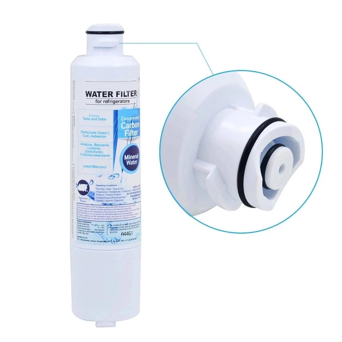 3 Filtros De Agua For Refrigerador, Compatibles Con Samsung HAF-CIN/EXP, DA29-00020B, DA29-00020A