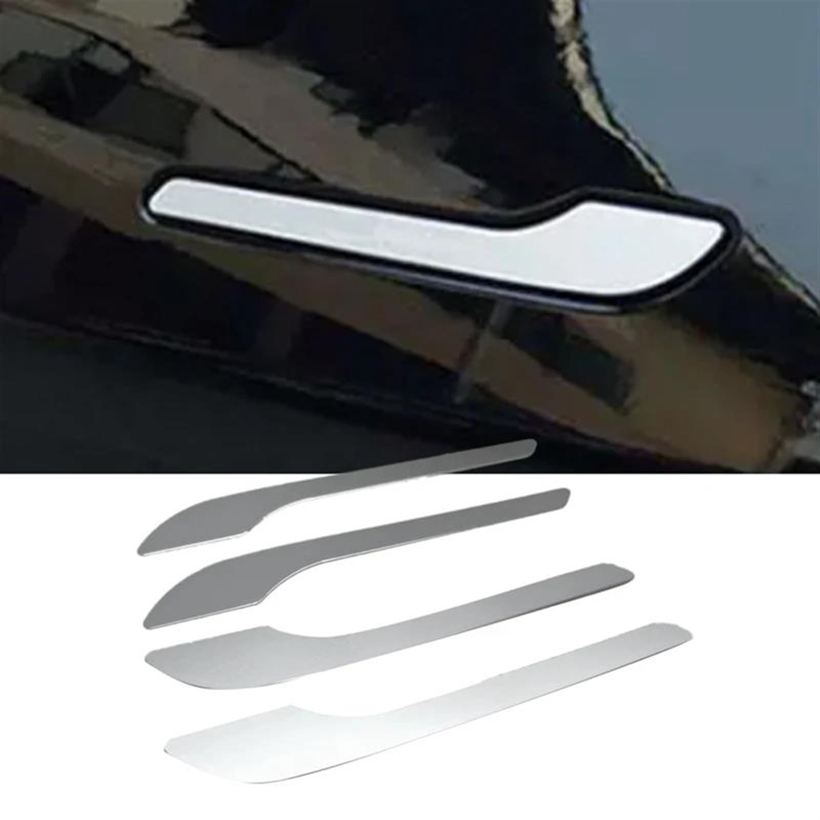 Noheeu One Color Car Exterior Door Handle Cover Replacement Parts For Tesla For Model 3 Y 2017-2023