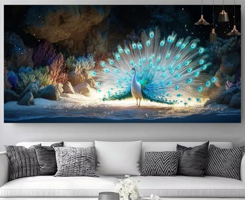 Kit Complet Broderie Diamant 5D Canevas Strass Débutant et Tableau Peinture Diamant 70x140cm
