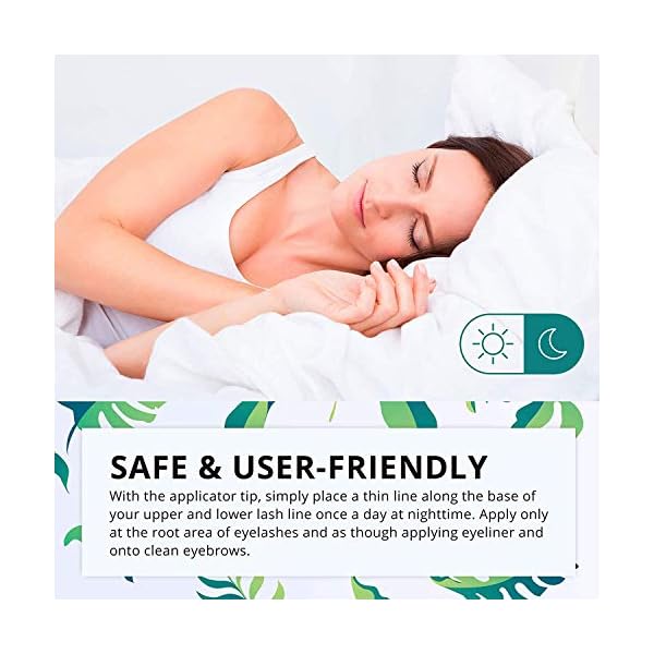 Premium-Eyelash-Growth-Serum-and-Eyebrow-Enhancer-Lash-Enhancing-Serum-Lash-boost-Serum-for-Longer-Fuller-Thicker-Lashes-Brows-10ML-Made-in-USA-10-ML Premium Eyelash Growth Serum and Eyebrow Enhancer, Lash Enhancing Serum Lash boost Serum for Longer, Fuller Thicker Lashes & Brows Made in USA (0.3 Oz)