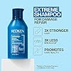 Redken Extreme Shampoo and Conditioner Set, For Damaged Hair, Hair Strengthen & Repair Damaged Hair, Detangles Hair Infused With Proteins, Hair Detangler Set, Complete Hair Care Duo
