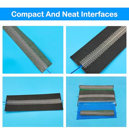 image for KOTENTOP 12 PCS Conveyor Belt Lacing Fastener Wire Hook Belt Joint Spl