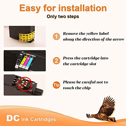 D&C Compatible Ink Cartridge Replacement for Epson 71XL 711XL for Epson Stylus B40W BX300F BX310FN BX600FW BX610FW S21 SX100 SX105 SX110 SX115 SX205 SX210 SX215 SX218 SX400 SX405 (10-Pack) - Image 4