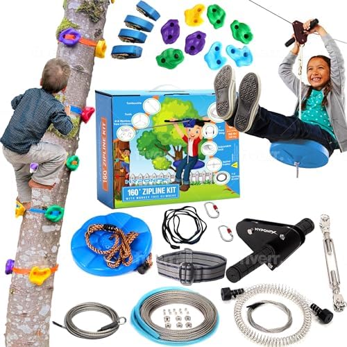 Slackers 100 ft LED Night Riderz Series Zipline Kids Zip