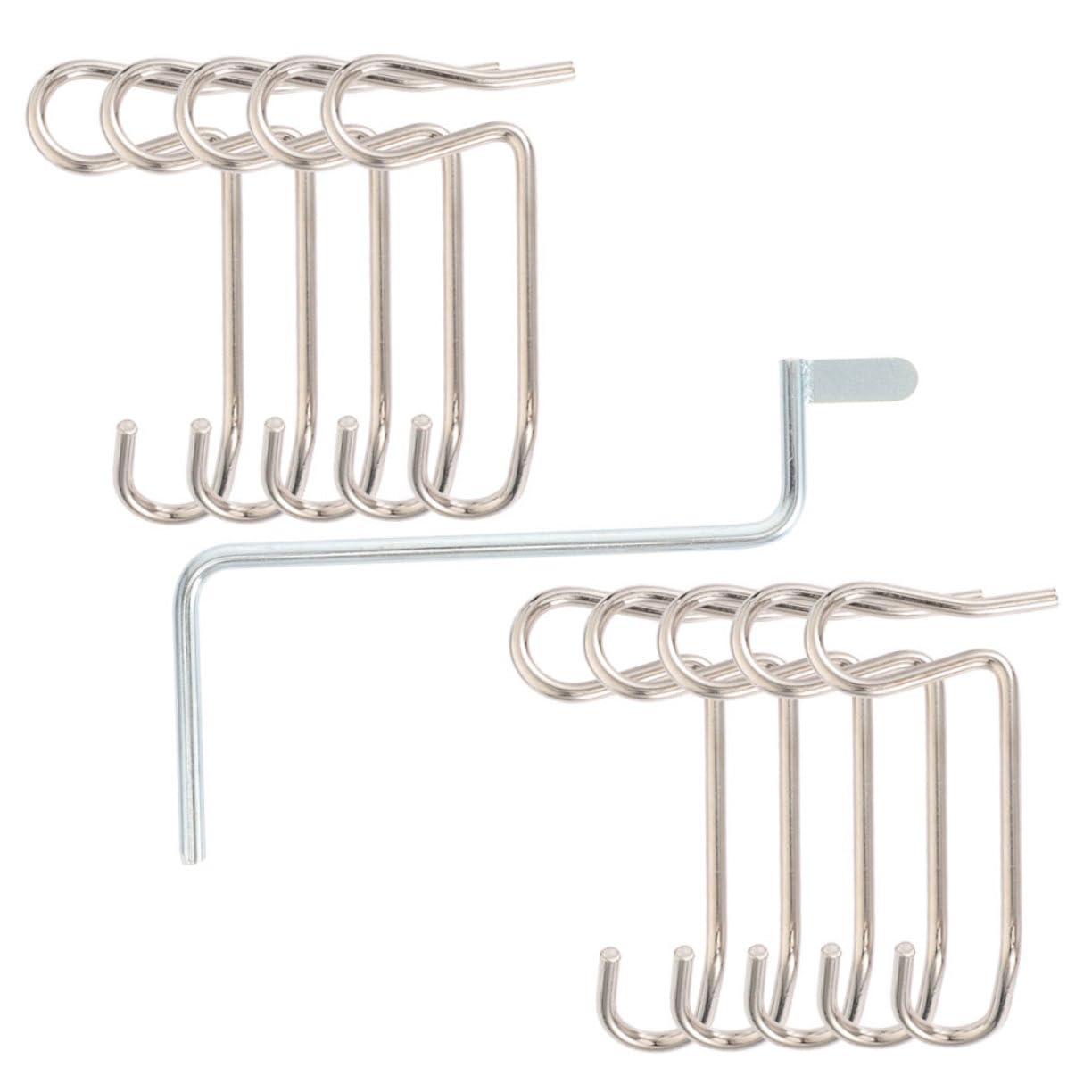 1set Fence Wire Tightener Tool for Repairing and Maintaining Various Fencing Structures Includes of Tighteners and Wrench Convenient Box