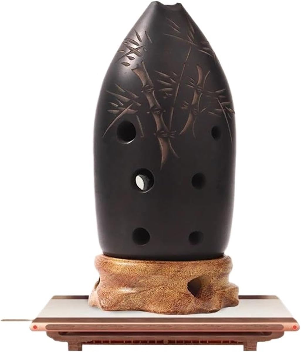 初心者が伝統的な楽器を練習するためのFキーの8穴または10穴のプロ仕様オカリナ オカリナ(1 8Holes)