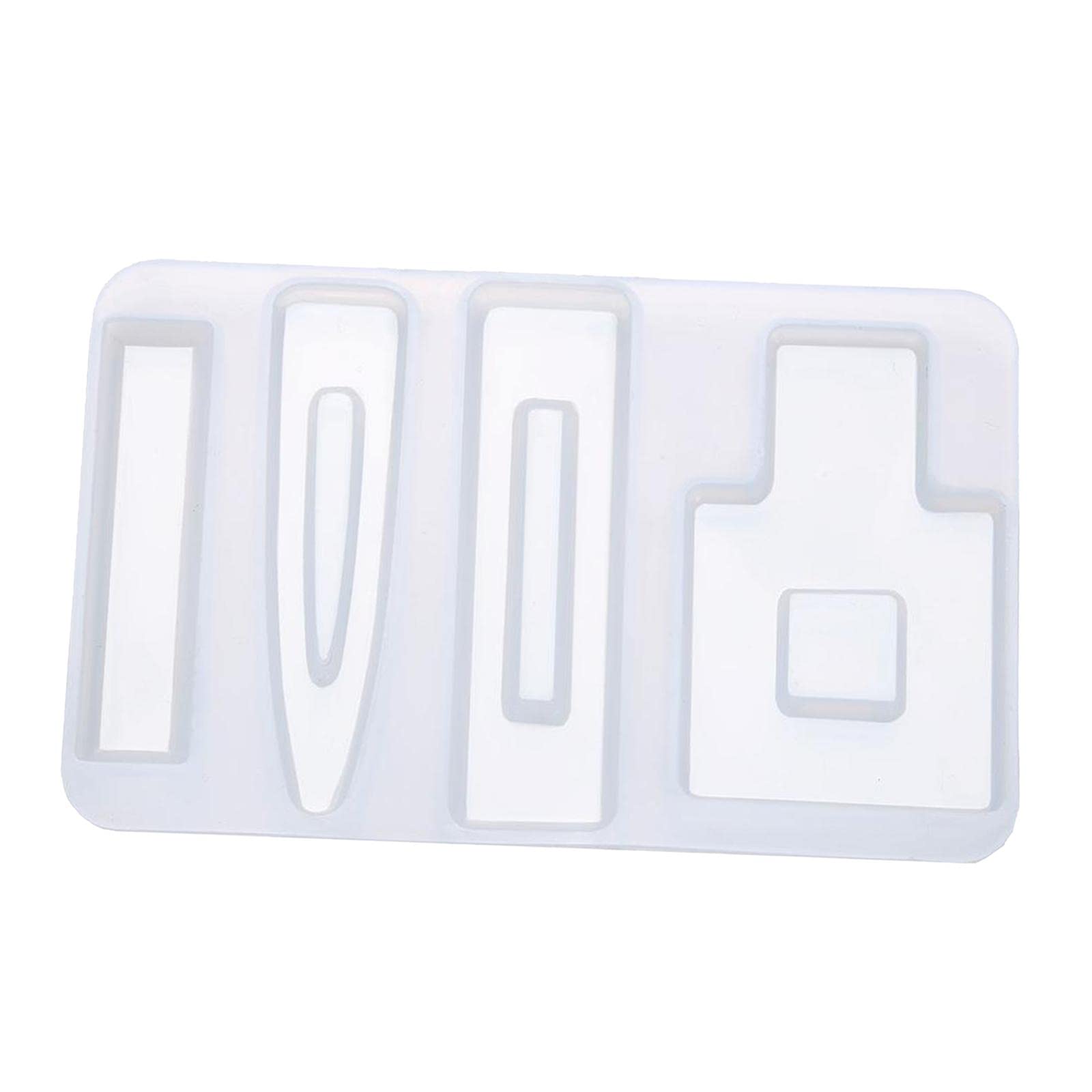 Ojiva® 4x2 Pieces Silicone Molds DIY DIY Casting Mold Kit for Epoxy Resin | First, Clean The Hair-Clip Casting Molds Before Use. And Then Twist The Epoxy Molds And Wait For The Cold Process. You Will-image-25
