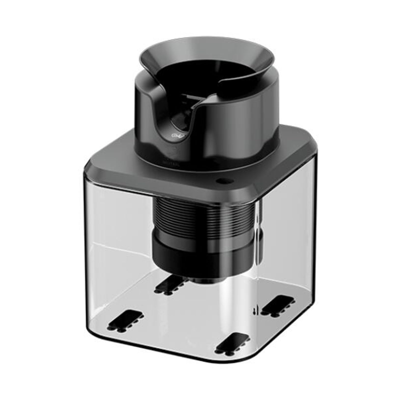 Limpiador eléctrico de portafiltros de café, máquina de limpieza automática de 58 mm con 3 cabezales de cepillo de arco para el hogar, cafetería, restaurante