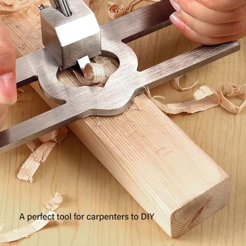 Router Plane, Adjustable Blade Hand Wood Planer, Quick Adjust Depth, Depth Stop, Handheld Woodworking Tool - Image 3