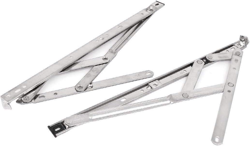 New Lon0167 16-inch 202 Featured Stainless Steel Casement reliable efficacy Window Hinge Stay 4 Bar 2pcs(id:743 04 74 60f)