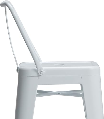 Miniatura 142 de SIMPLIHOME Rayne - Taburetes de encimera (juego de 2) – asientos de cocina de metal de 24 pulgadas de altura de asiento en blanco, asientos