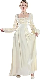 Womens Victorian Dress Long Sleeve Regency Ball Gown Costume