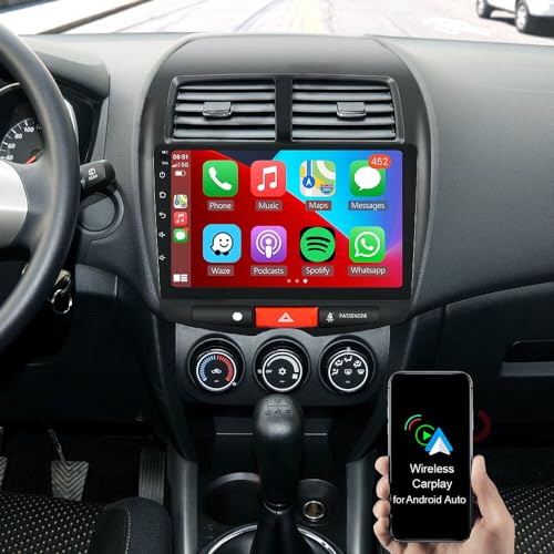 Radio para coche Android 13 con pantalla táctil 10" miniatura 2