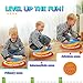 TERRAMUS Sensory Spinning Disc for Kids, Swivel Chairs, Spinner Seats Toddler Sit and Spin Wobble Chair, Balance Toys,Autism ADHD Chairs, Play Equipment Relief Motion Sickness for Boys Girls 3+(Blue)