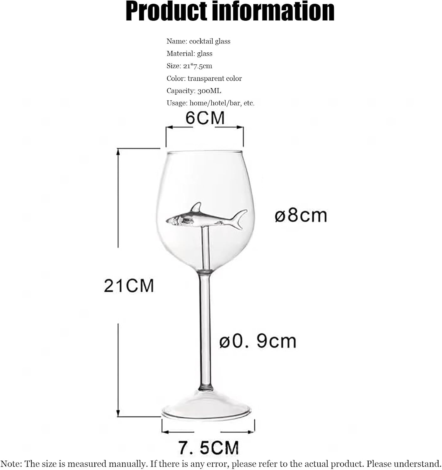 300ML Cocktail Glasses,Transparent Martini Glass,Champagne Glasses,Champagne Flutes,Whiskey Glass,Whiskey Glasses for Men,Bar Glasses,Glassware,Drinking Glasses,Cups,Goblet