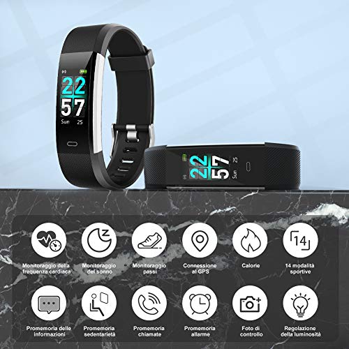 Glymnis Orologio Fitness Fitness Tracker Activity