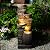KAISOKU 38.2" Tall Outdoor Water Fountain,Stone Texture Modern 4 Tiers Cascading Bowls Garden Fountains Outdoor,Suit for Patio, Deck, Porch, Lawns, Backyard and Home Art Decor
