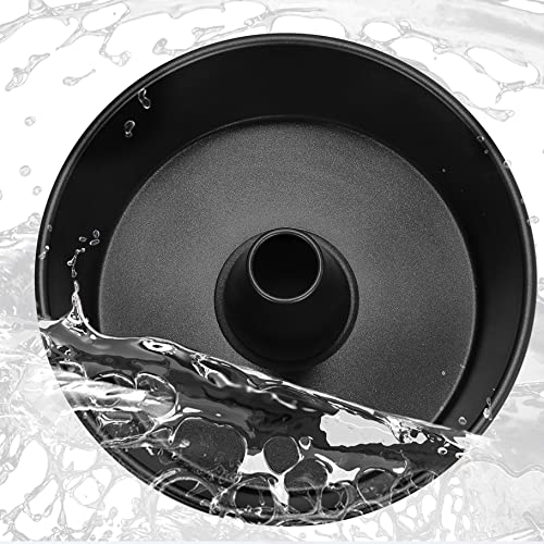 Lianyu 10 X 4 Inch Angel Food Cake Pan, Black Nonstick Tube Pan For Baking Pound Cake, Deep Chiffon Cake Mold With Stainless Steel Core, Easy To Release, Leak Proof #TOP6