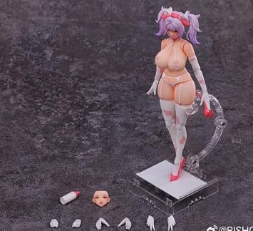 ACFUN-JP BISHOUCRAFT Milk Cow Girl Milk-chan x Little Bear Nana 1/12 Scale Articulated Action Figure Main Body