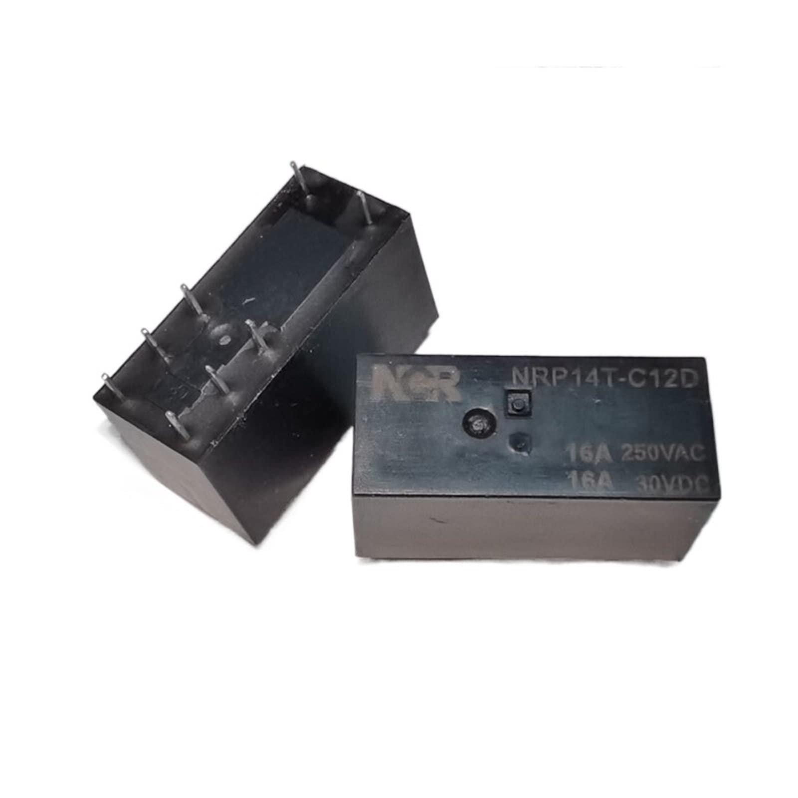 Relais électromagnétique de puissance NRP14T-C12D haute durabilité 8 pins