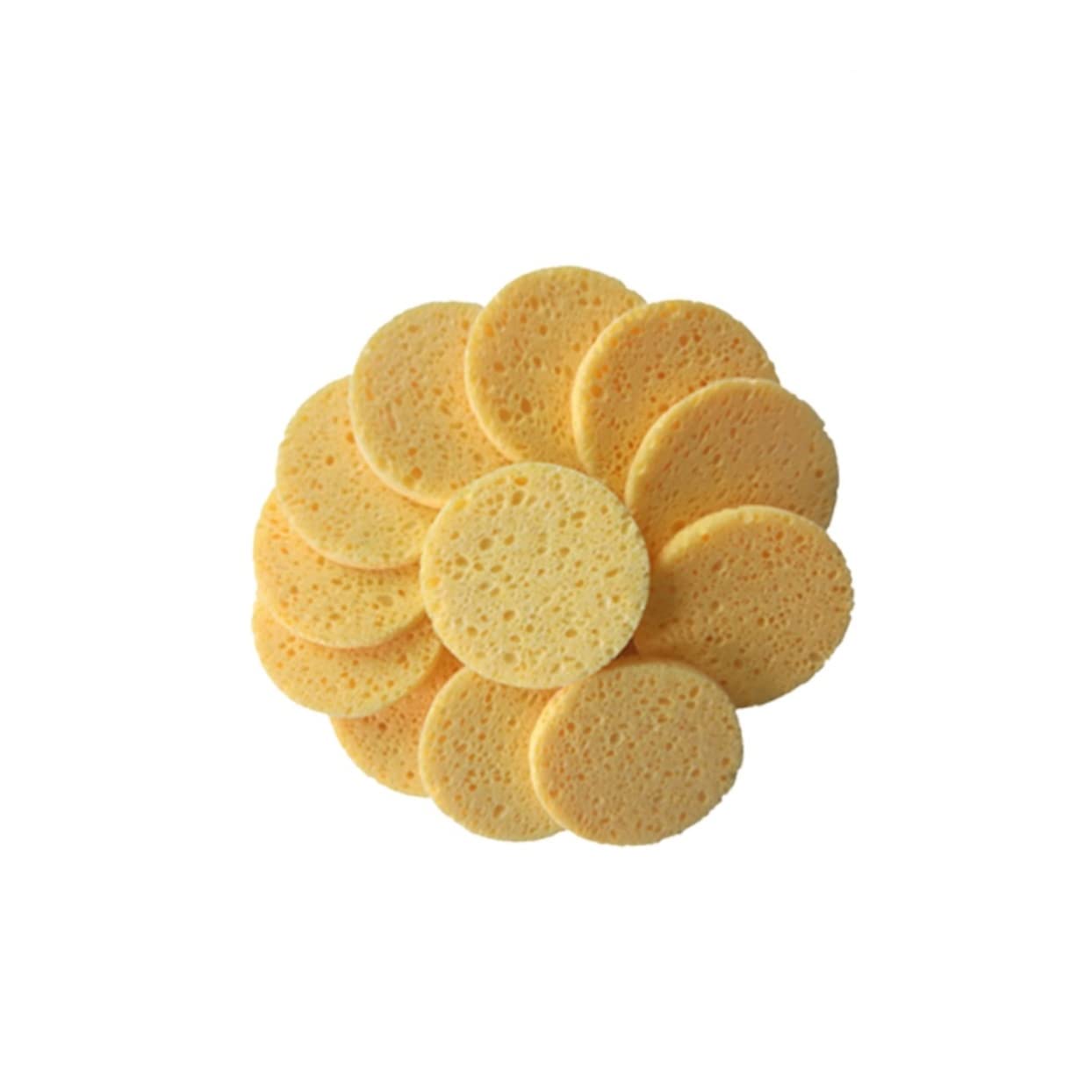 FRCOLOR 60 esponjas de limpieza facial, esponja de eliminación de maquillaje, esponja removedora de maquillaje, toallitas de maquillaje reutilizables, almohadillas removedoras de maquillaje,