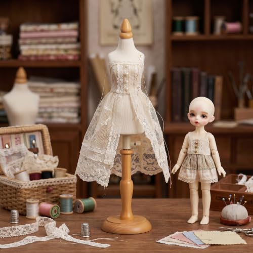 Maniquí de ropa pequeño artesanal para dar vida a tus diseños textiles 7