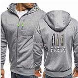 [Tissu de haute qualité] : ce sweat à capuche pour homme fabriqué à partir de tissu doux et lisse de haute qualité vous permet de coexister avec la mode et confortable. Veuillez commander une taille au-dessus.