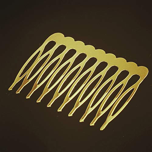 30Pcs 10 Teeth Hair Combs Metal Wedding Veil Hair Combs Pins Clips For Diy Jewelry Making Crafts #TOP2