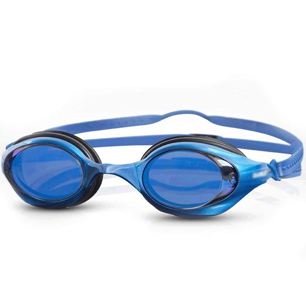 Occhialini da nuoto, Occhialini da nuoto senza perdite Protezione anti raggi UV Occhiali da nuoto Triathlon con custodia protettiva gratuita for uomo adulto Donna Bambino Bambini Bambino, Sce