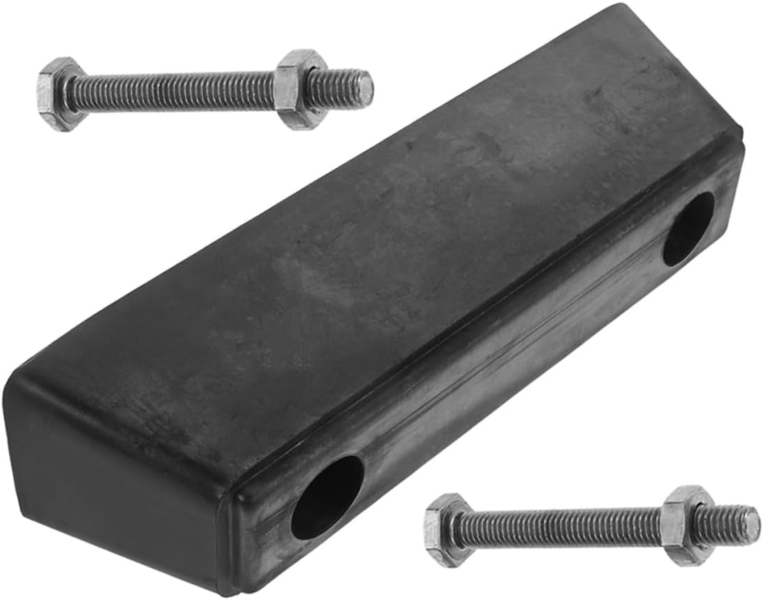 Heavy Duty Rubber Bumper Guard Block for Trucks Rear Cargo Protection Thick Cushion Stopper with Easy Installation Impact Absorption Pad for Trailer and Truck Rear Bumper