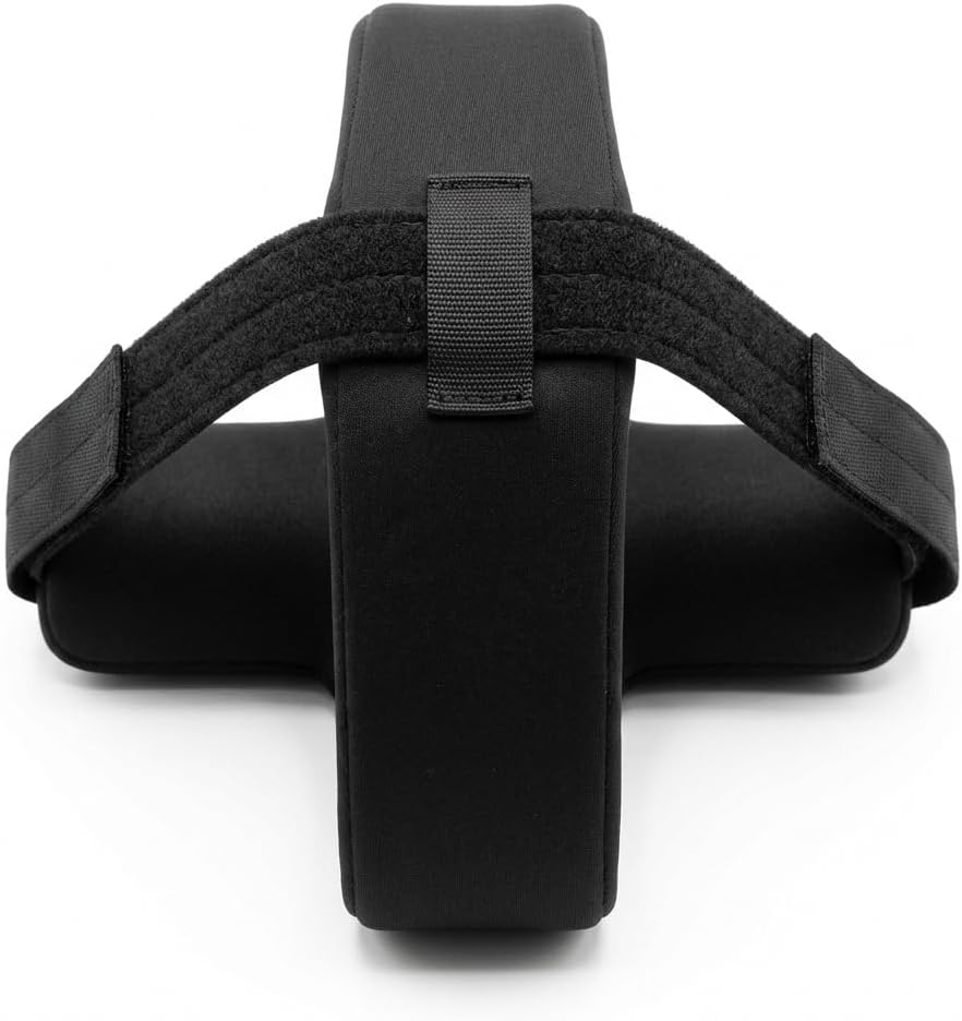 NYOrtho Lateral Position Knee Abductor Pillow - Cushioned for Side Sleeping Knee Separation Pressure Relief, Post Surgery & Hip Alignment, with Strap - Made in USA