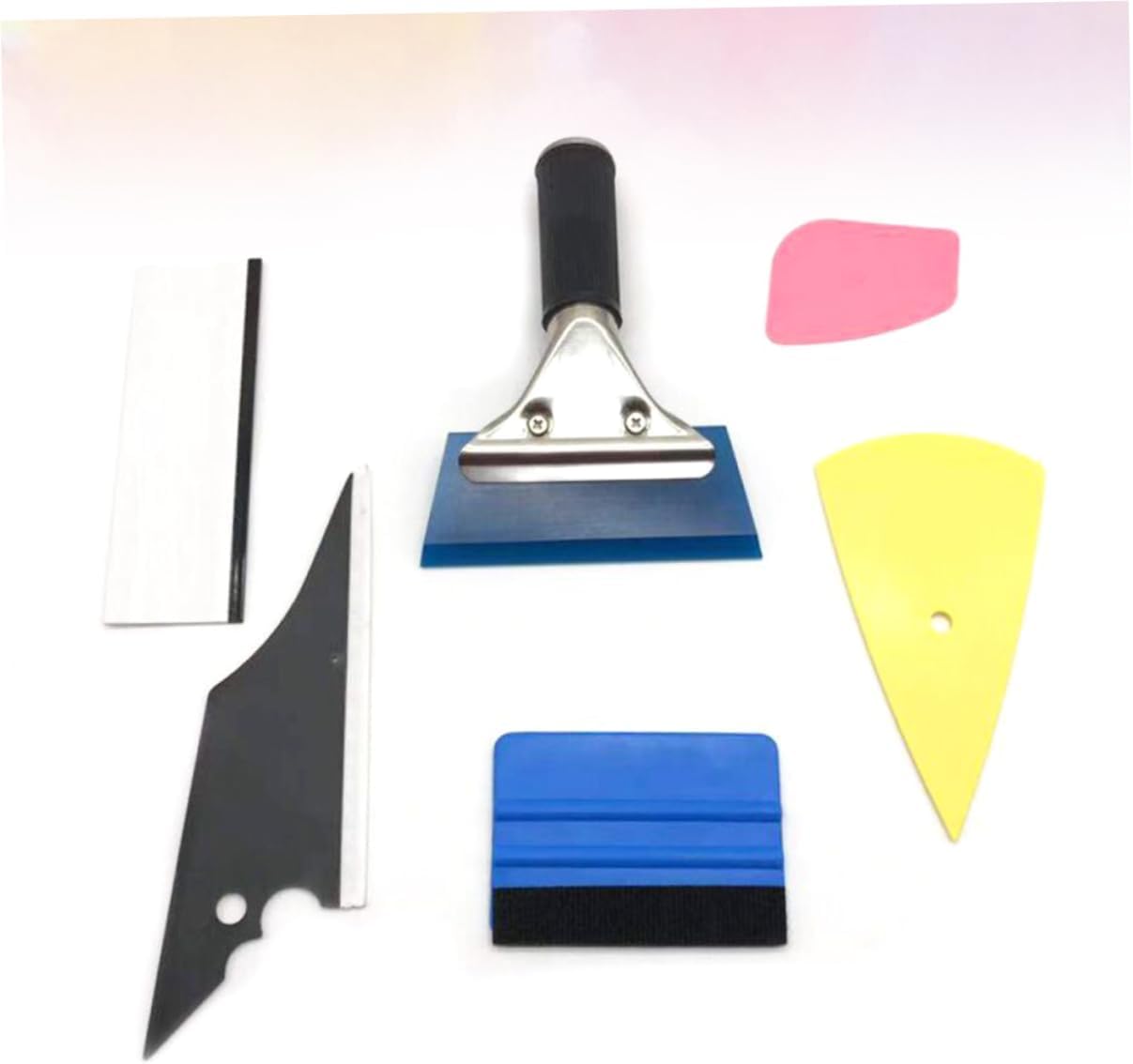 Car Film Tool Set Professional Vinyl Wrap and Tinting Kit Squeegee Cutter and Scraper for Auto Window Film Application and Car Wraps