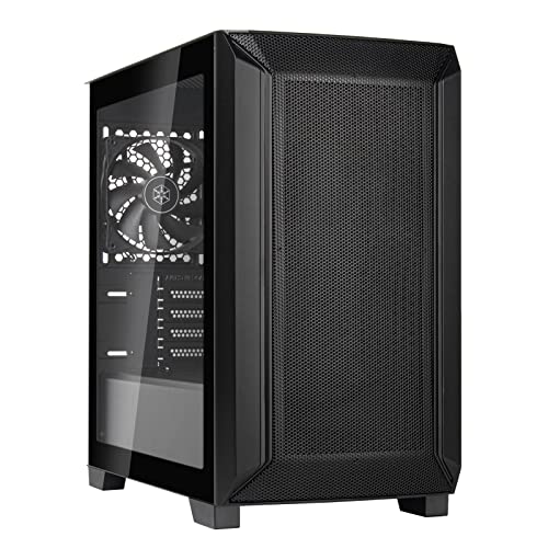 Image of SilverStone Technology FARA 312 High Airflow and High Capacity Micro-ATX Chassis, SST-FA312-BG