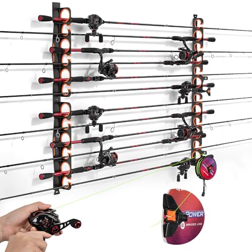 Image of KastKing Horizontal Fishing Rod Holder, Upgraded w /Spooler, 2 Pack
