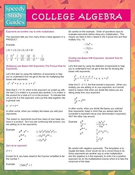 Paperback College Algebra (Speedy Study Guides) Book