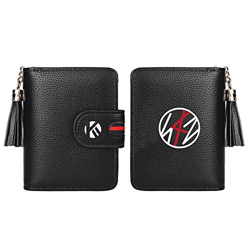 Preisvergleich Produktbild Stray Kids Geldbörsen Simplement Printing Geldbörse Geldbeutel Exquisite Leder mit Reißverschluss Multi-Layer-Karten-Paket (Color : Black23, Size : 11.5 X 9 X 3cm)