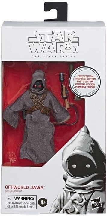 DisneyHasbro Star Wars The Black Series Rise of Skywalker 6-inch First Edition- Limited White Box Offworld Jawa Figure
