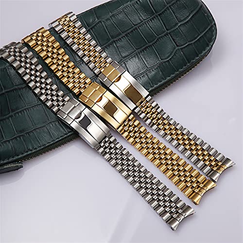 Bracelet acier 20mm avec fermoir déployant pour montre Oyster