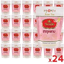 WHOLESALE 24 Bags Number One The Original Thai Rose Tea Detox 150 Gram - Number One Brand Imported From Thailand - Great for Restaurants That Want to