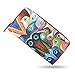 Produktbild bluzelle Geldbeutel Geldbörse Portemonnaie aus Kunst-Leder mit Handyfach, Lange Premium Design Brieftasche, Umlaufender Reißverschluss Münzfach Kartenfächer Geldtasche, Designs:Colorful Birds